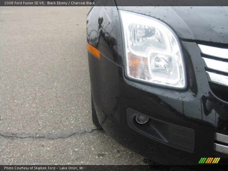 Black Ebony / Charcoal Black 2008 Ford Fusion SE V6