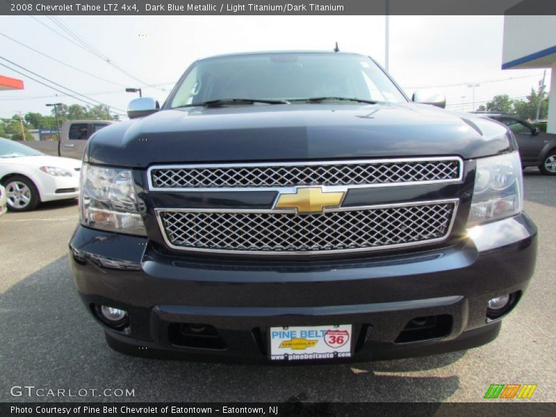 Dark Blue Metallic / Light Titanium/Dark Titanium 2008 Chevrolet Tahoe LTZ 4x4