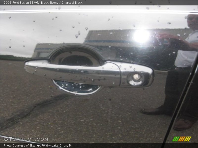 Black Ebony / Charcoal Black 2008 Ford Fusion SE V6