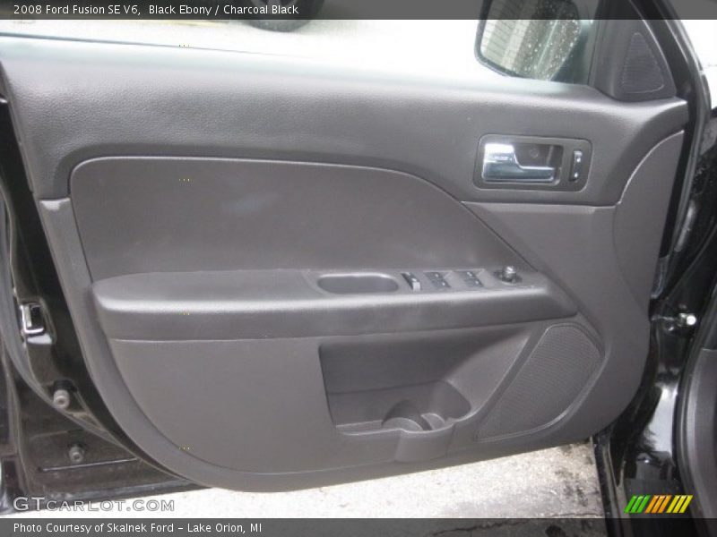 Black Ebony / Charcoal Black 2008 Ford Fusion SE V6