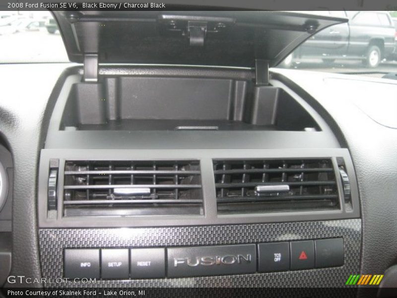 Black Ebony / Charcoal Black 2008 Ford Fusion SE V6