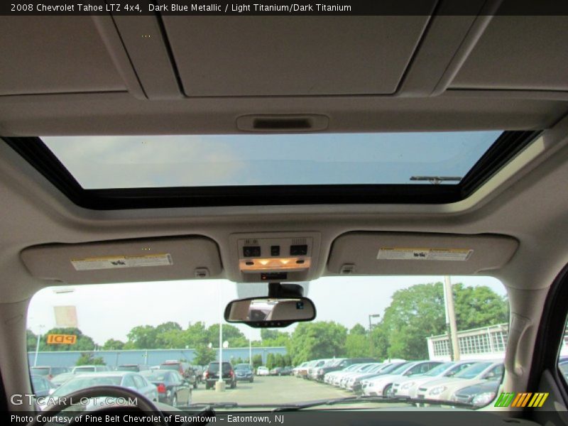 Dark Blue Metallic / Light Titanium/Dark Titanium 2008 Chevrolet Tahoe LTZ 4x4
