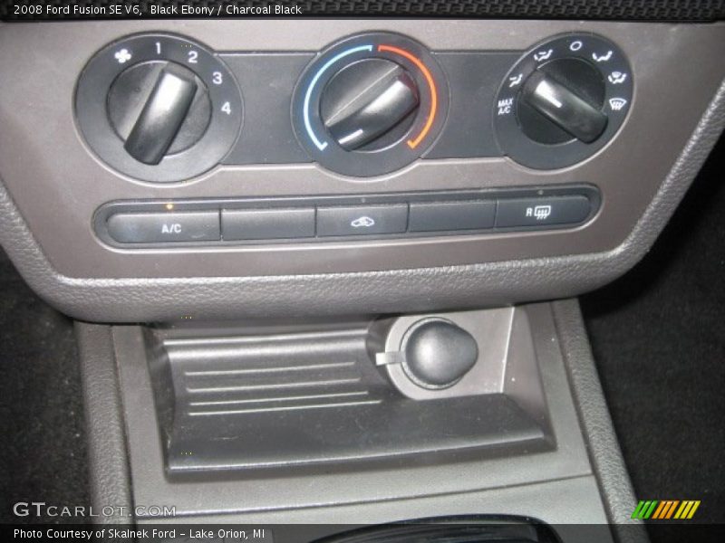 Black Ebony / Charcoal Black 2008 Ford Fusion SE V6