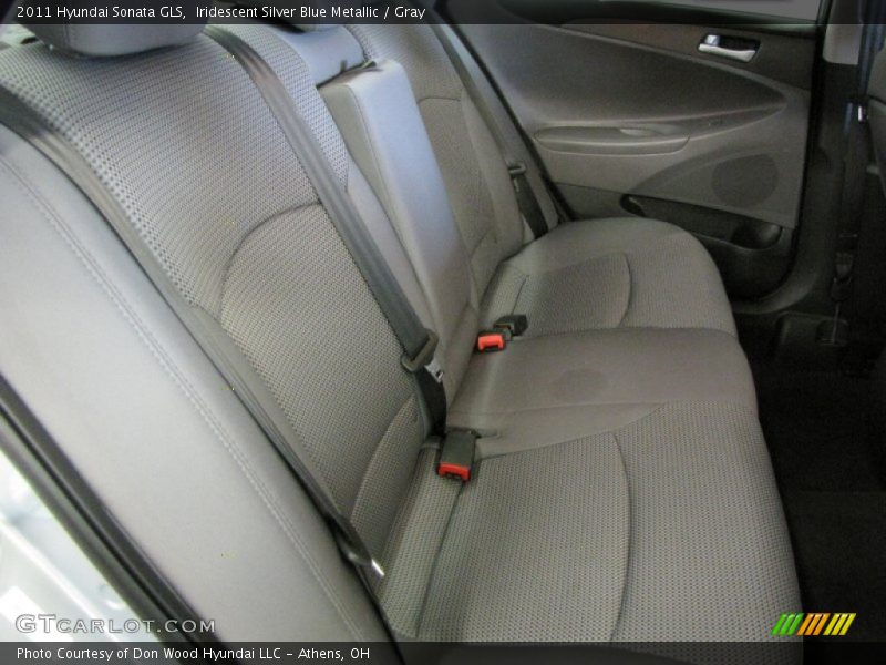 Iridescent Silver Blue Metallic / Gray 2011 Hyundai Sonata GLS