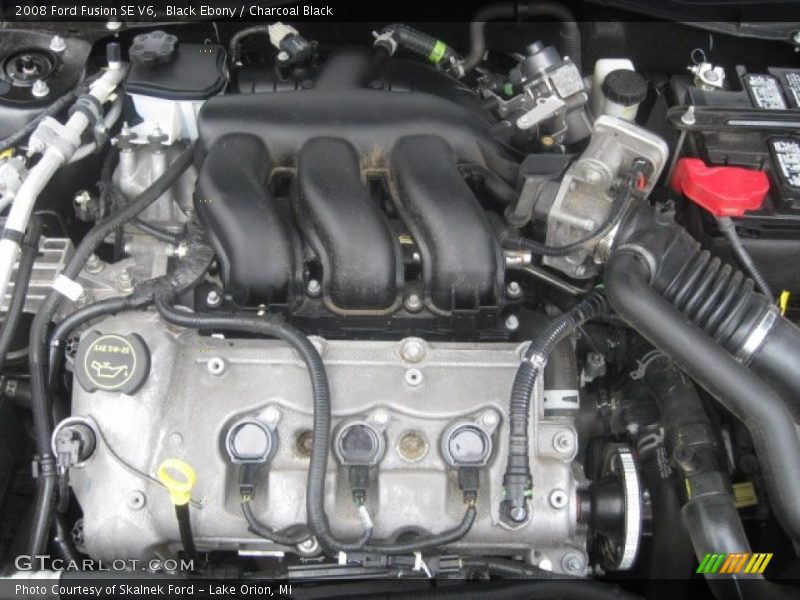 Black Ebony / Charcoal Black 2008 Ford Fusion SE V6