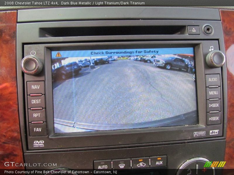 Dark Blue Metallic / Light Titanium/Dark Titanium 2008 Chevrolet Tahoe LTZ 4x4