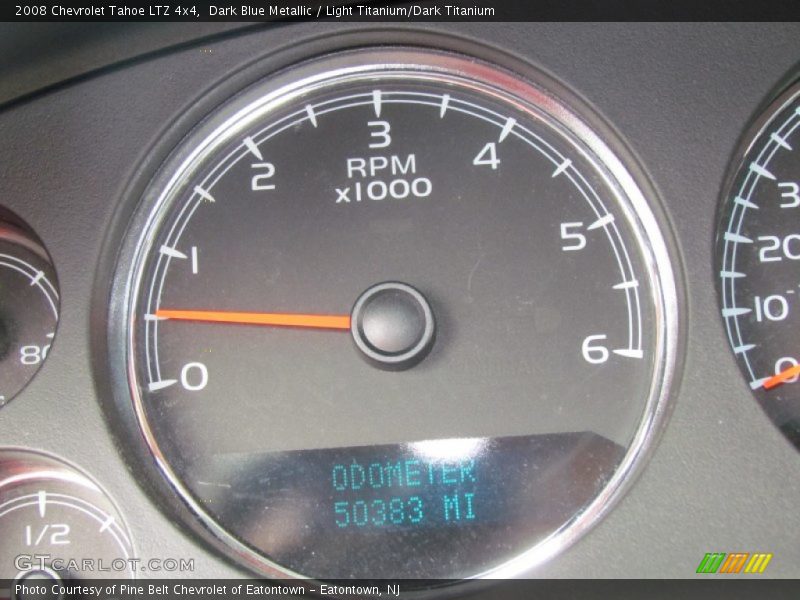 Dark Blue Metallic / Light Titanium/Dark Titanium 2008 Chevrolet Tahoe LTZ 4x4