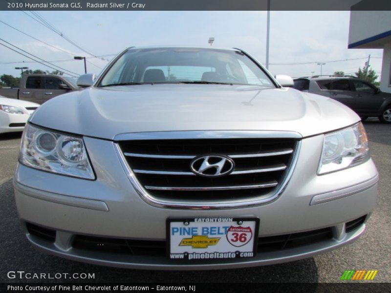 Radiant Silver / Gray 2010 Hyundai Sonata GLS