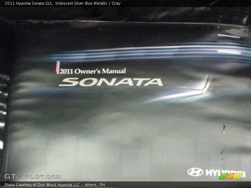 Iridescent Silver Blue Metallic / Gray 2011 Hyundai Sonata GLS