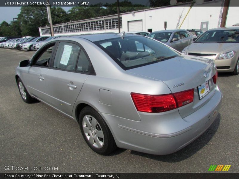 Radiant Silver / Gray 2010 Hyundai Sonata GLS