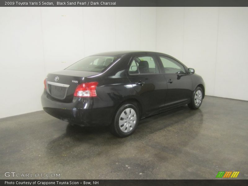 Black Sand Pearl / Dark Charcoal 2009 Toyota Yaris S Sedan