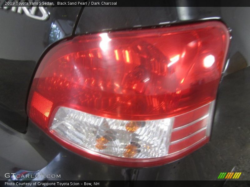 Black Sand Pearl / Dark Charcoal 2009 Toyota Yaris S Sedan