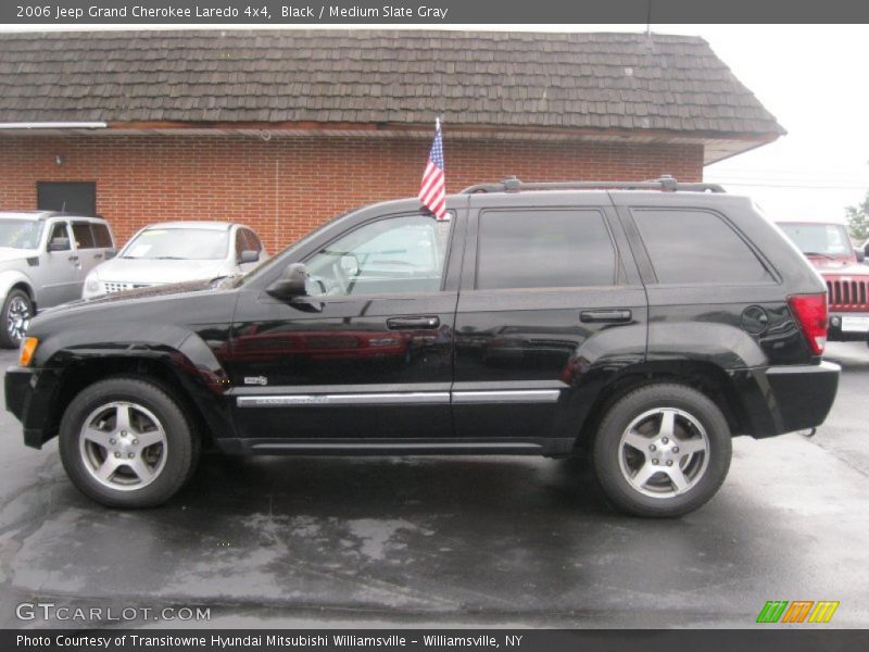 Black / Medium Slate Gray 2006 Jeep Grand Cherokee Laredo 4x4