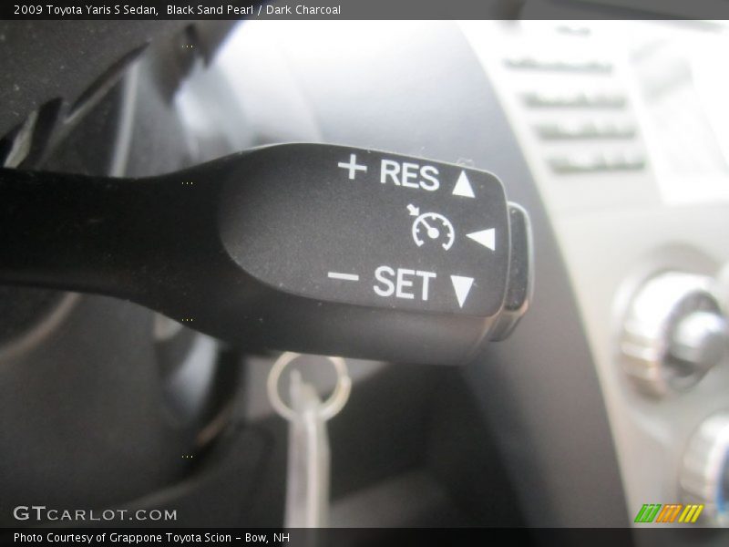 Black Sand Pearl / Dark Charcoal 2009 Toyota Yaris S Sedan