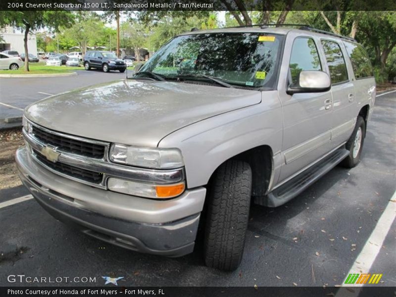 Sandalwood Metallic / Tan/Neutral 2004 Chevrolet Suburban 1500 LT