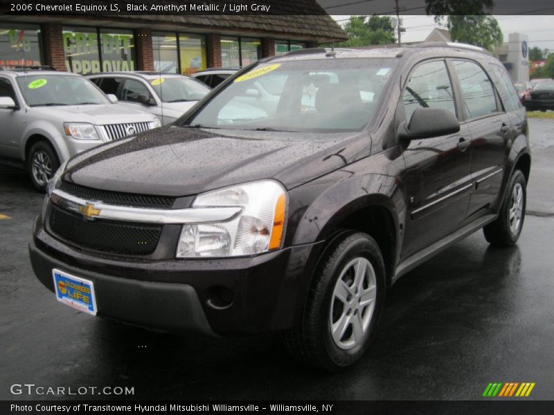 Black Amethyst Metallic / Light Gray 2006 Chevrolet Equinox LS