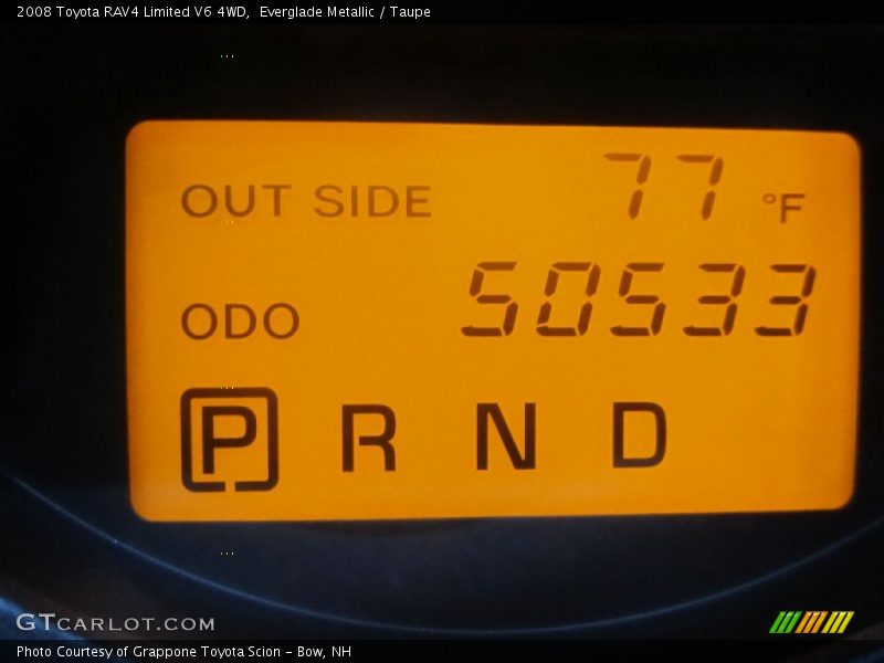 Everglade Metallic / Taupe 2008 Toyota RAV4 Limited V6 4WD