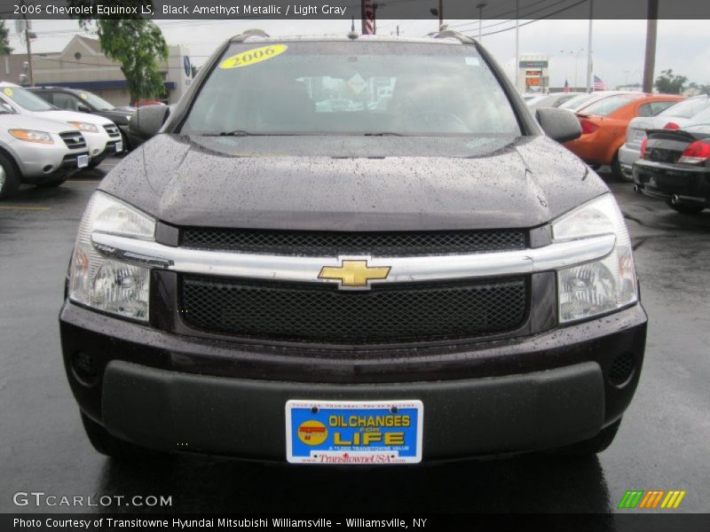 Black Amethyst Metallic / Light Gray 2006 Chevrolet Equinox LS