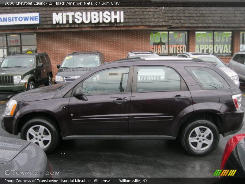 Black Amethyst Metallic / Light Gray 2006 Chevrolet Equinox LS