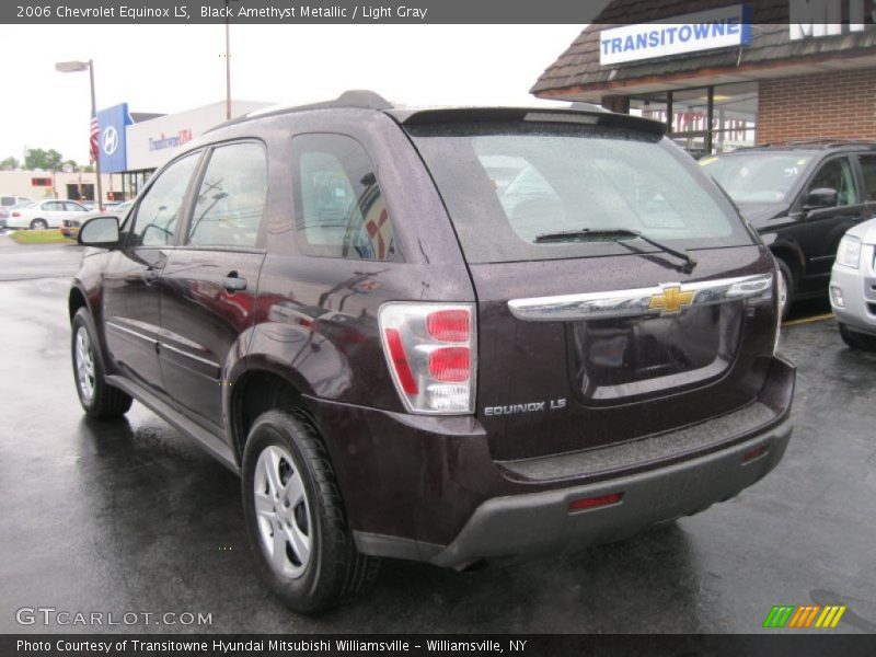 Black Amethyst Metallic / Light Gray 2006 Chevrolet Equinox LS