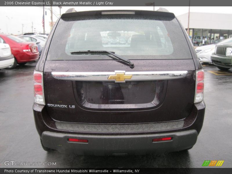Black Amethyst Metallic / Light Gray 2006 Chevrolet Equinox LS