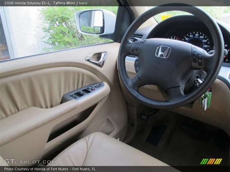 Taffeta White / Ivory 2008 Honda Odyssey EX-L
