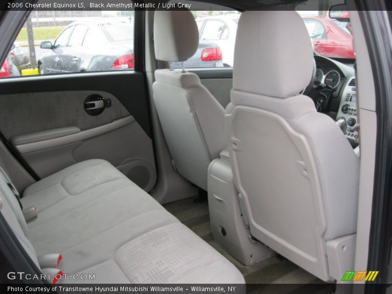 Black Amethyst Metallic / Light Gray 2006 Chevrolet Equinox LS