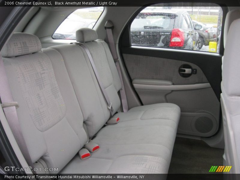 Black Amethyst Metallic / Light Gray 2006 Chevrolet Equinox LS