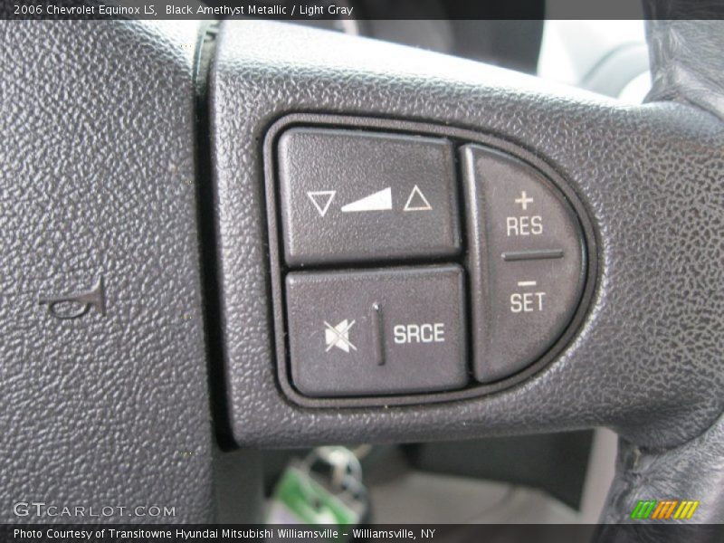 Black Amethyst Metallic / Light Gray 2006 Chevrolet Equinox LS