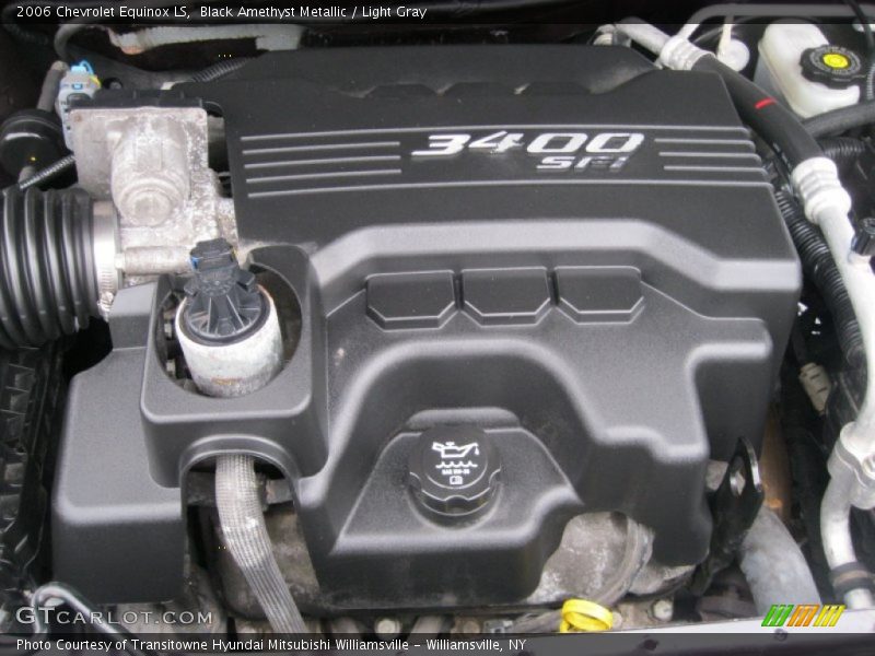 Black Amethyst Metallic / Light Gray 2006 Chevrolet Equinox LS
