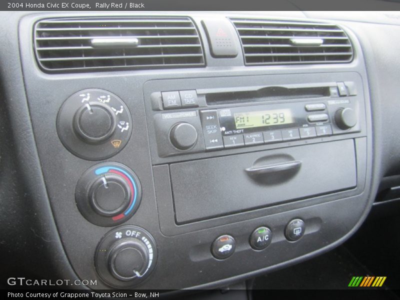 Controls of 2004 Civic EX Coupe