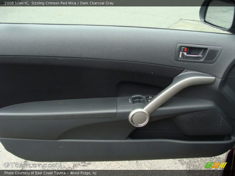Sizzling Crimson Red Mica / Dark Charcoal Gray 2008 Scion tC