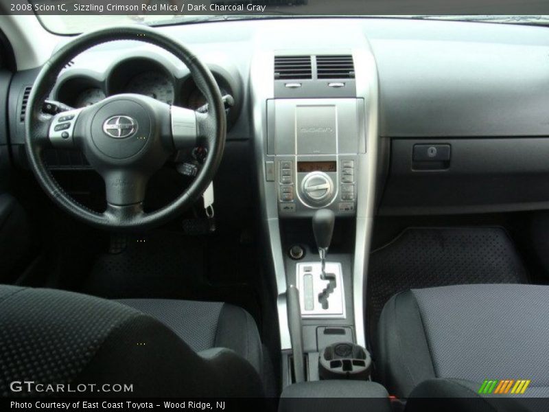 Sizzling Crimson Red Mica / Dark Charcoal Gray 2008 Scion tC