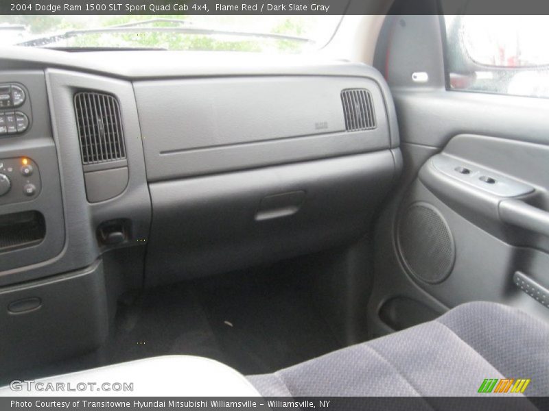 Flame Red / Dark Slate Gray 2004 Dodge Ram 1500 SLT Sport Quad Cab 4x4