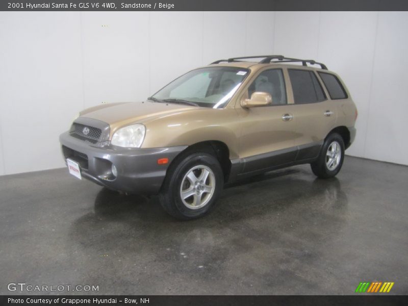 Sandstone / Beige 2001 Hyundai Santa Fe GLS V6 4WD