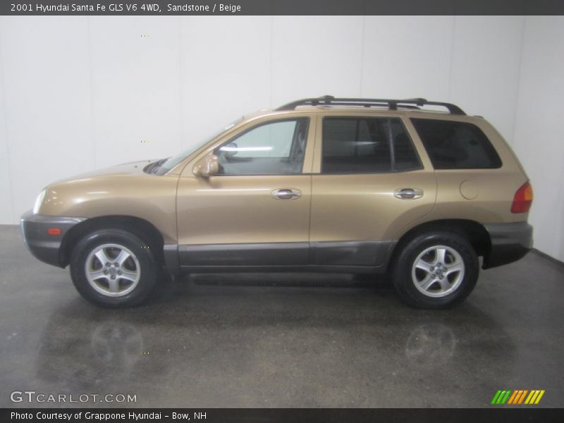 Sandstone / Beige 2001 Hyundai Santa Fe GLS V6 4WD