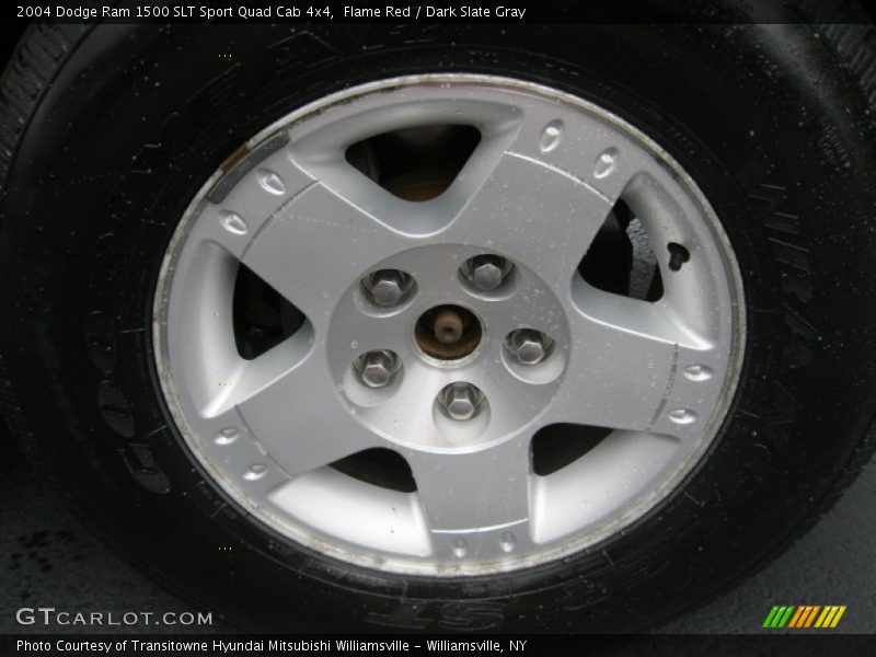 Flame Red / Dark Slate Gray 2004 Dodge Ram 1500 SLT Sport Quad Cab 4x4