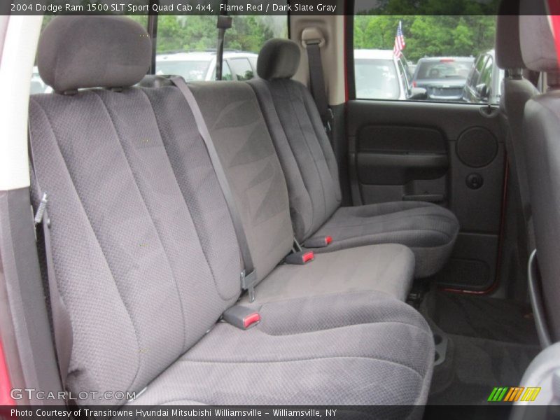 Flame Red / Dark Slate Gray 2004 Dodge Ram 1500 SLT Sport Quad Cab 4x4
