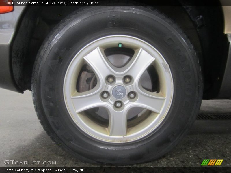 Sandstone / Beige 2001 Hyundai Santa Fe GLS V6 4WD