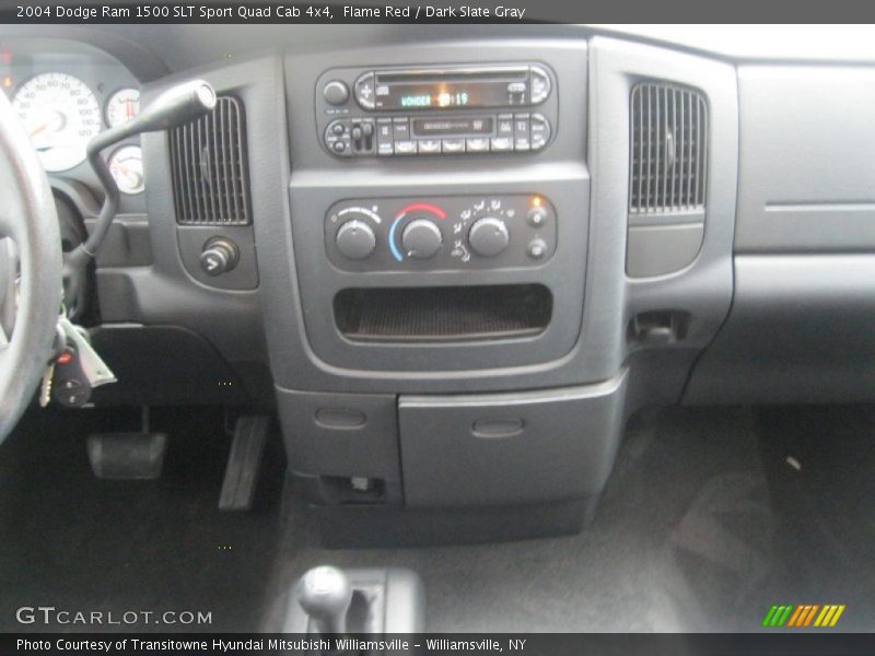 Flame Red / Dark Slate Gray 2004 Dodge Ram 1500 SLT Sport Quad Cab 4x4