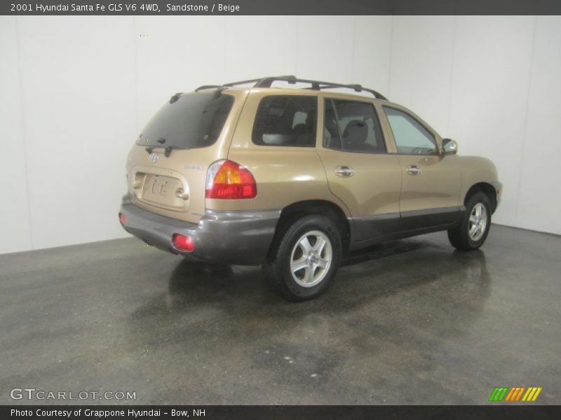 Sandstone / Beige 2001 Hyundai Santa Fe GLS V6 4WD
