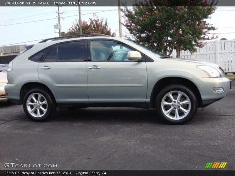 Bamboo Pearl / Light Gray 2009 Lexus RX 350 AWD