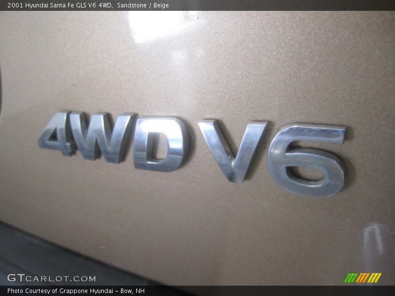 Sandstone / Beige 2001 Hyundai Santa Fe GLS V6 4WD