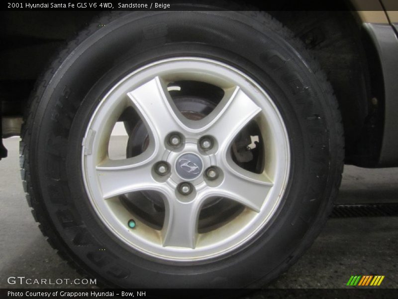 Sandstone / Beige 2001 Hyundai Santa Fe GLS V6 4WD