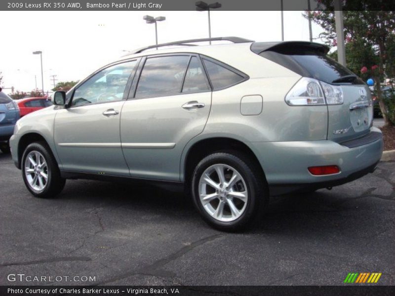 Bamboo Pearl / Light Gray 2009 Lexus RX 350 AWD