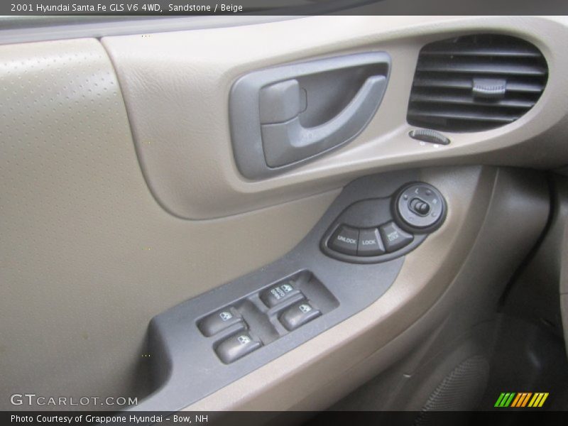Sandstone / Beige 2001 Hyundai Santa Fe GLS V6 4WD