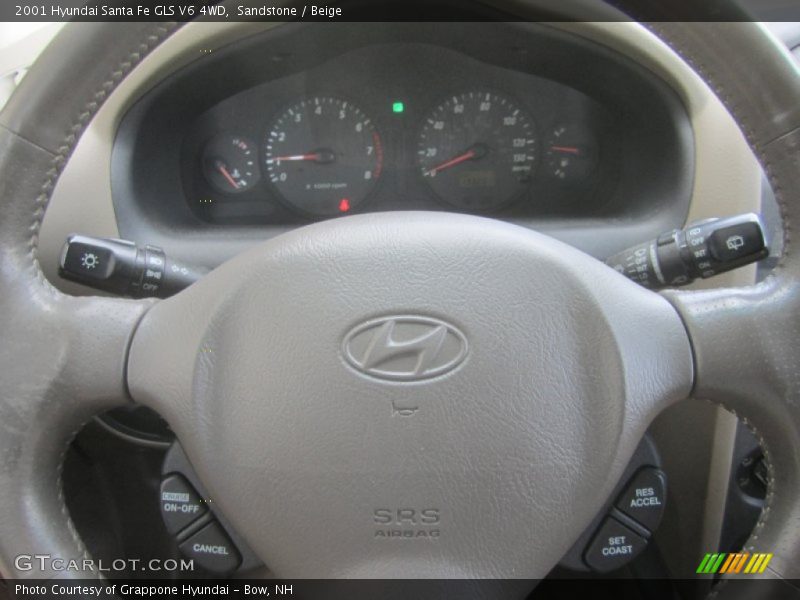 Sandstone / Beige 2001 Hyundai Santa Fe GLS V6 4WD