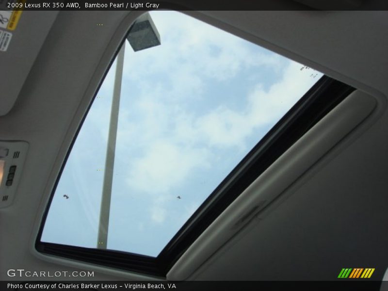 Bamboo Pearl / Light Gray 2009 Lexus RX 350 AWD