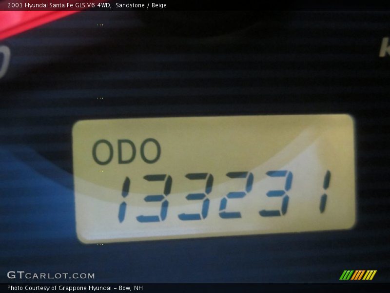 Sandstone / Beige 2001 Hyundai Santa Fe GLS V6 4WD