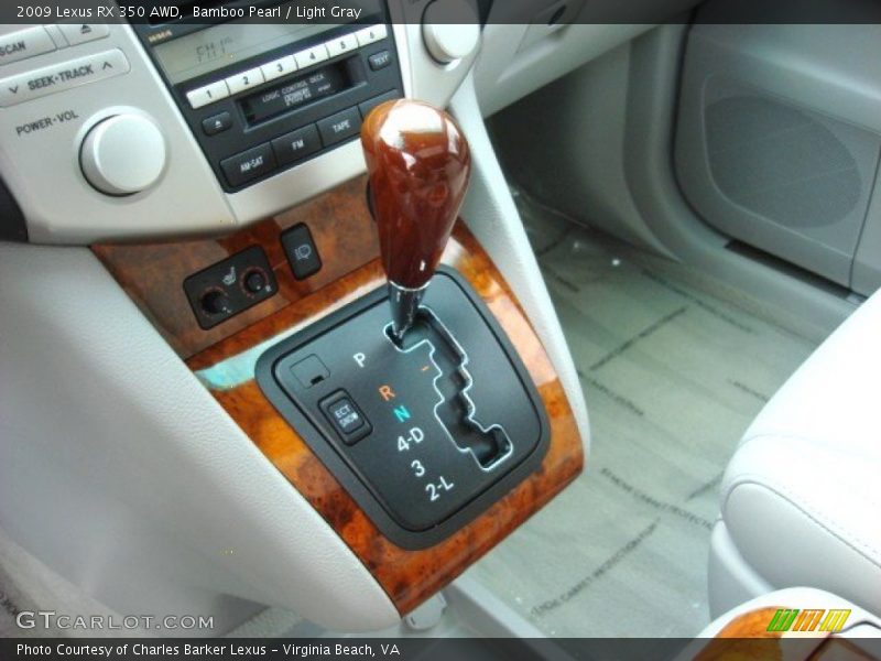Bamboo Pearl / Light Gray 2009 Lexus RX 350 AWD